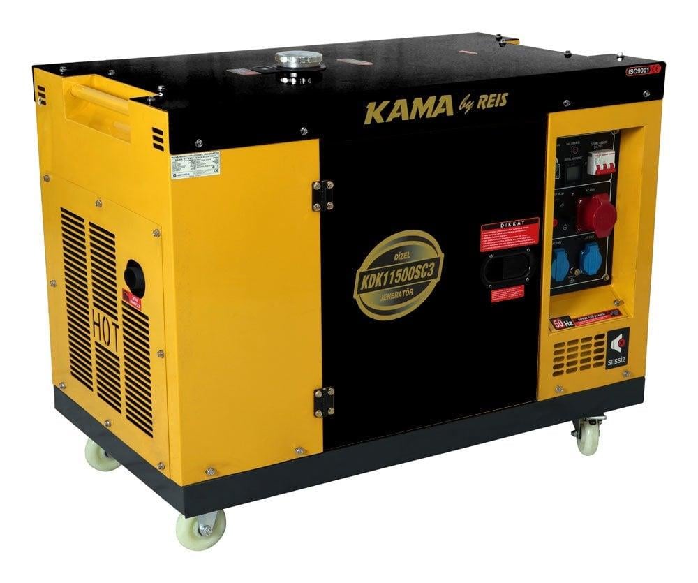 Kama By Reis KDK11500SC3 Dizel Jeneratör 11 kVA Trifaze