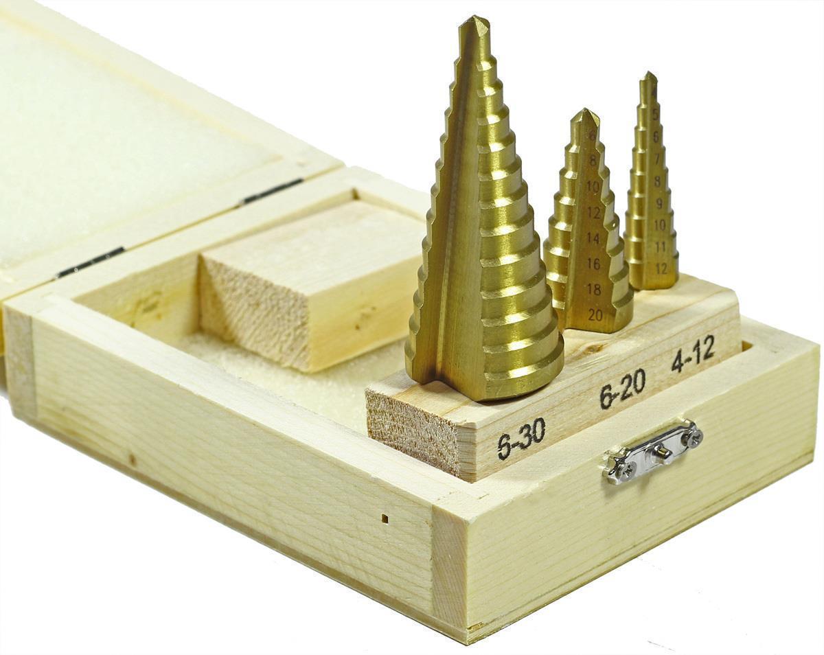 Knisaw KS51699 3'lü Kademeli Sac Delme Set