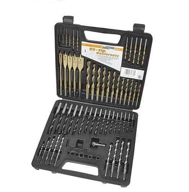 Mannesmann 59860 – 60 Parça Matkap & Uç Seti, Titanyum Kaplı