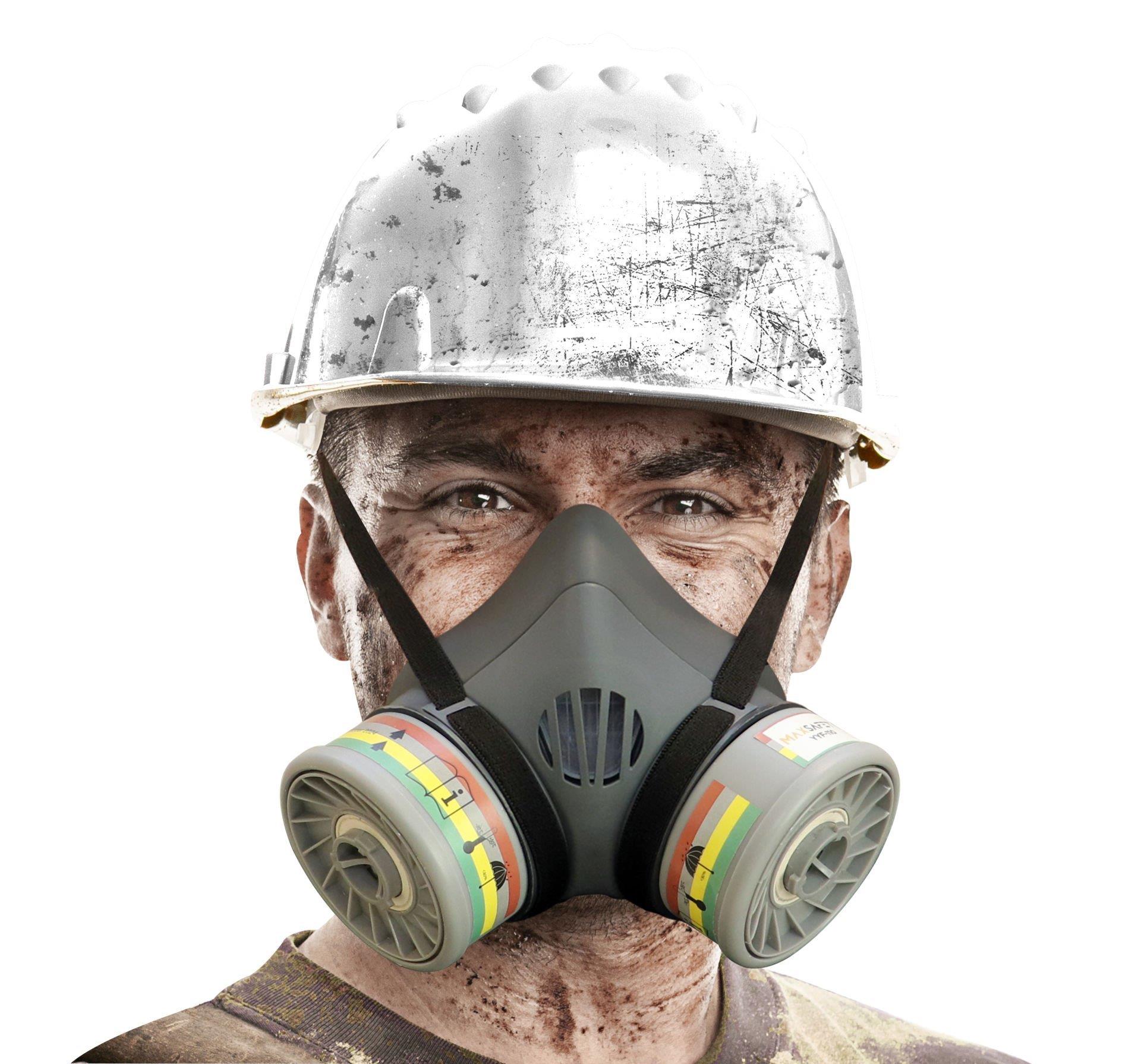 Max Safety YYM-SET1 Yarım Yüz Maskesi Seti YYM - 100+YYF - 110