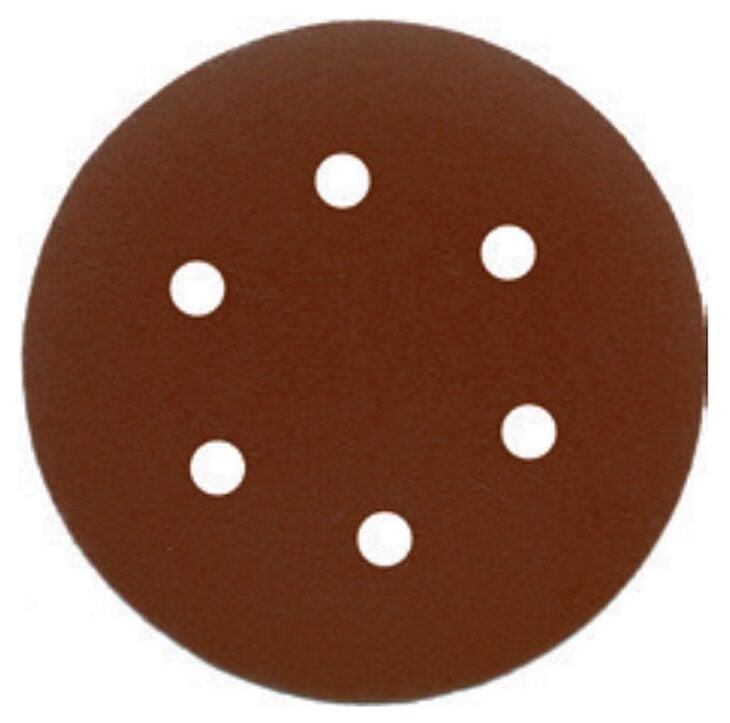 Nikon  6 Delikli Cırtlı Disk Zımpara 150mm 240 Kum 100 Adet