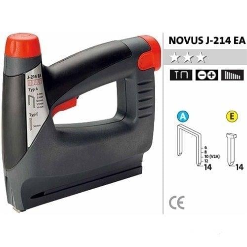Novus J-214 Li-İon Akülü Zımba ve Çivi Çakma Makinası 6-14 mm