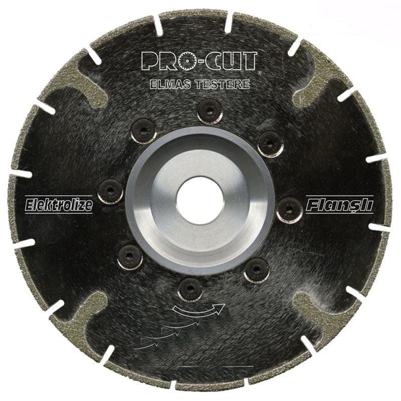 Pro-Cut 115 mm Flanşlı Elektrolize Granit Seramik Mermer Kesme Testeresi