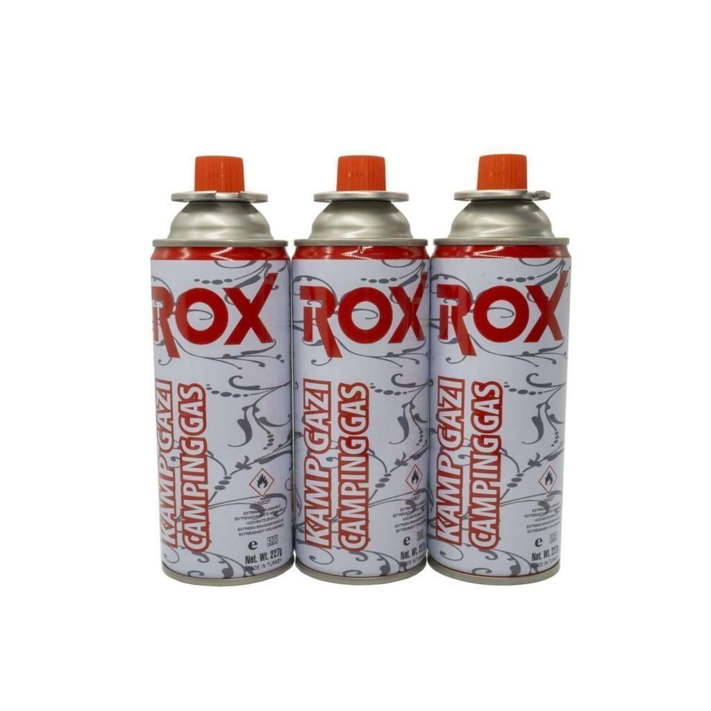 ROX Kamp Ocak Gazı Valfli Kartuş 227gr - 3 Adet