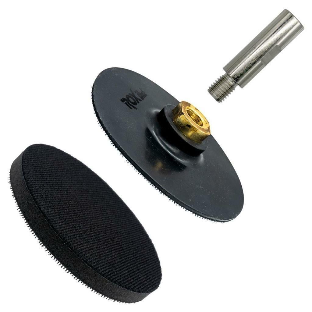 Rox Wood 0181 Esnek Cırt Zımpara Taban Seti 115 mm | M14 Avuç Taşlama Uyumlu (3 Parça)