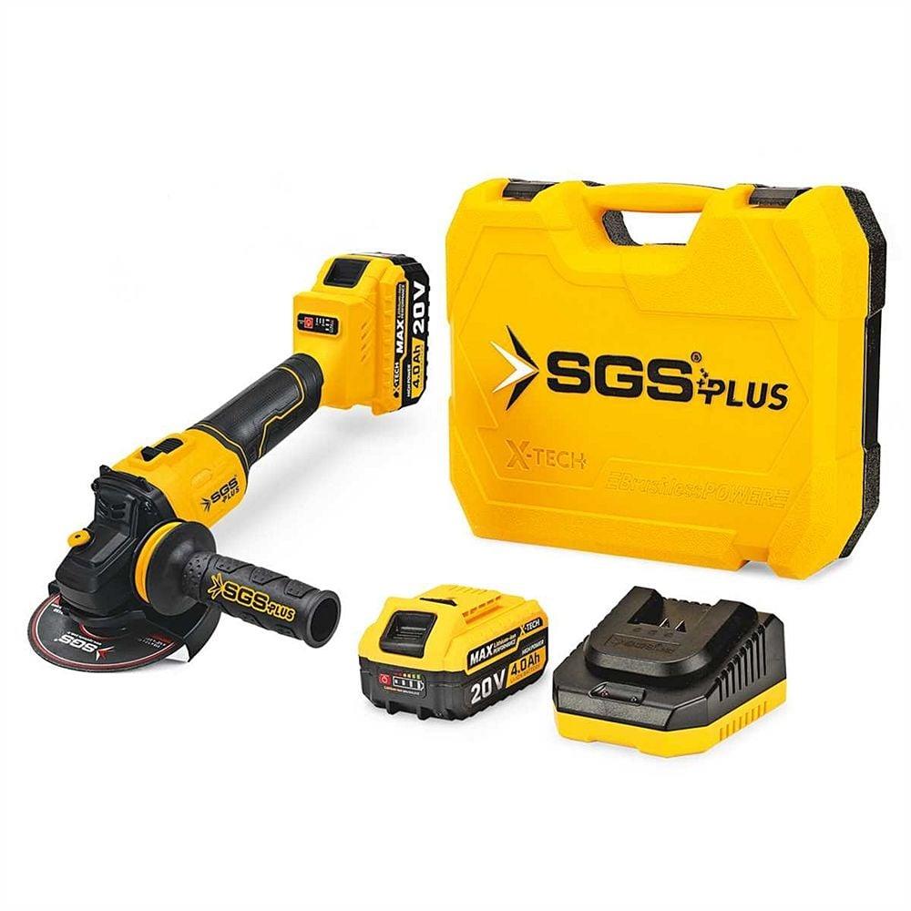 SGS Çift Akülü Avuç Taşlama Makinası Seti A 20V 4.0Ah