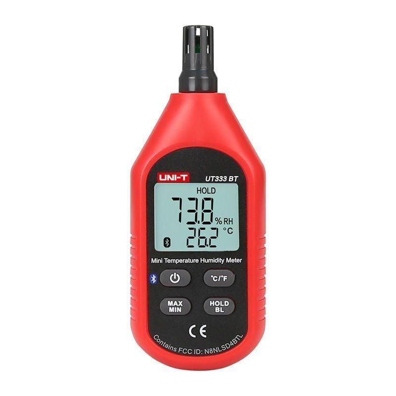UNI-T UT333BT Bluetooth Mini Sıcaklık ve Nem Ölçer – Dijital Termometre Higrometre, Veri Kayıt Özellikli