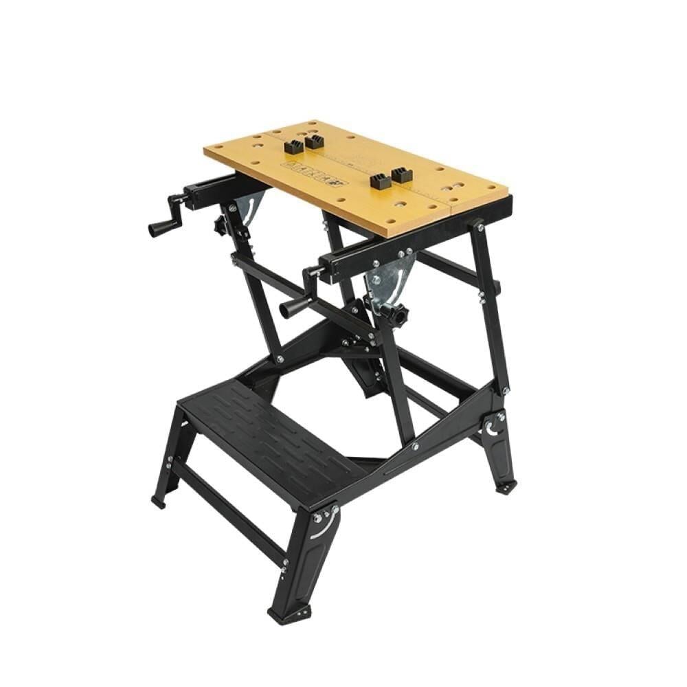 WORKPRO WP289027 Profesyonel Çalışma Tezgahı - 100kg Kapasite, 6 Kademe Profesyonel, Ayarlanabilir, Katlanabilir