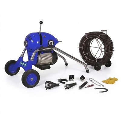Factor CCE1100 1100 W Ağır Tip Elektrikli Kanal ve Gider Açma Makinesi Ø 50–200 mm