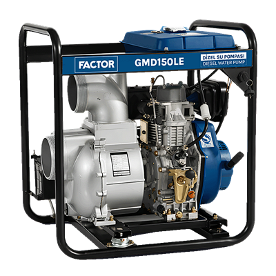 Factor FCGMD150LE Dizel Su Pompası Marşlı 150 mm (6 '') Motopomp