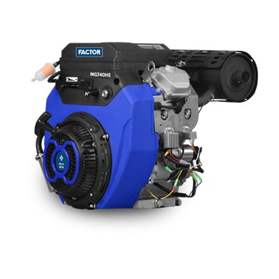 Factor FCMG740HE 22 HP Benzinli Motor | Marşlı, İpli, Kamalı Krank Profesyonel Motor