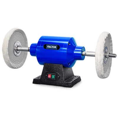 Factor FCOBP250 250 mm Parlatma Makinası | 750W Profesyonel Polisaj ve Metal Yüzey Parlatma Makinesi