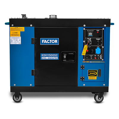 Factor KDK11500SC Monofaze Dizel Jeneratör 11 kVA Marşlı