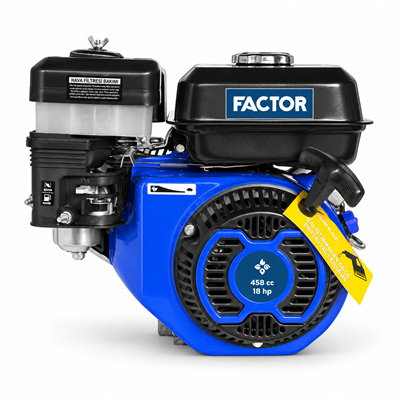 Factor MG460 18 HP Benzinli Motor – İpli Çalıştırma, Kamalı Mil