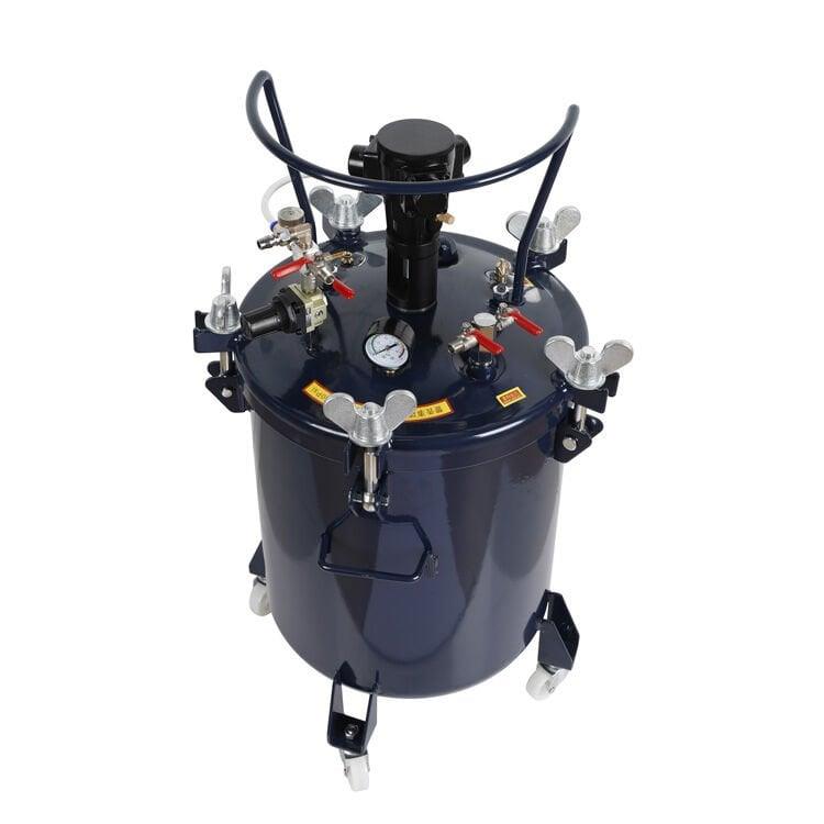 Aristo 40 Litre Otomatik Karıştırıcılı Basınçlı Boya Kazanı | Profesyonel Endüstriyel Boya Tankı