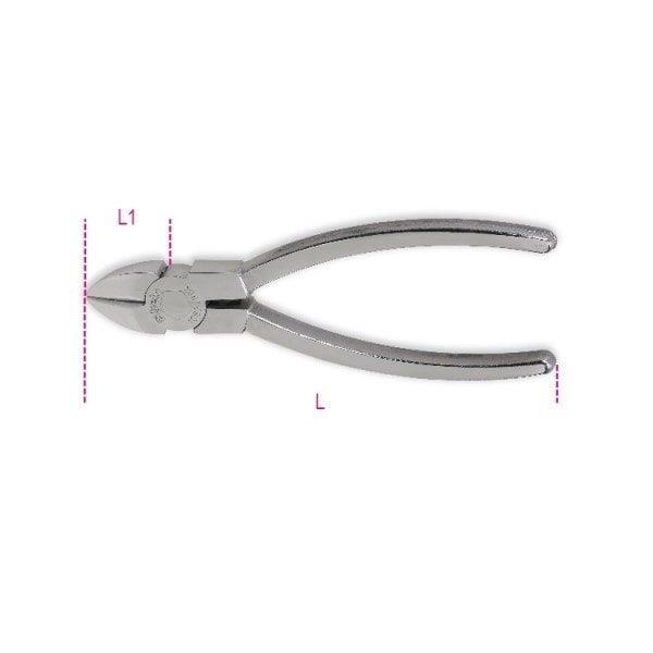Beta 1082INOX Paslanmaz Çelik Yan Keski 160mm