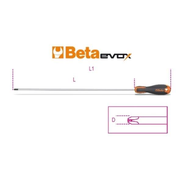 Beta 1202EL Uzun Yıldız Tornavida 4,5x400mm