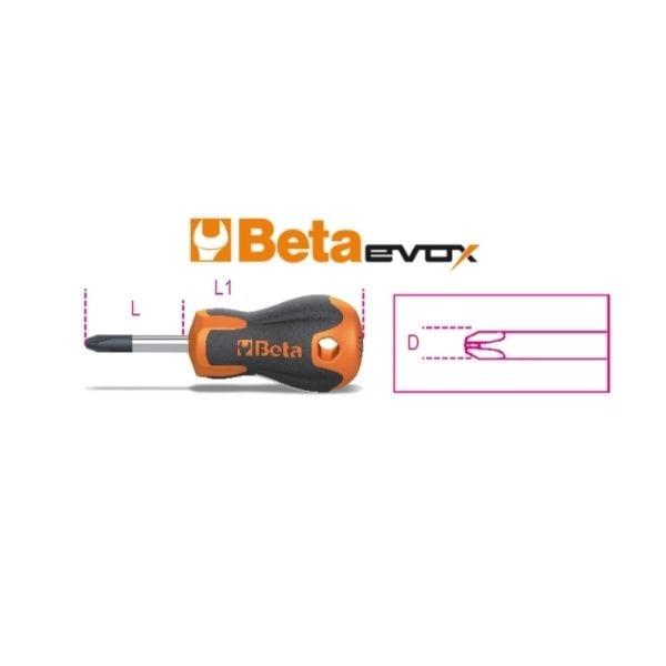 Beta 1202EN Topaç Yıldız Tornavida 6x30mm