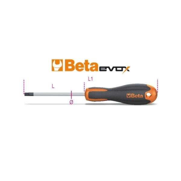 Beta 1207E/TX Torx Tornavida T25