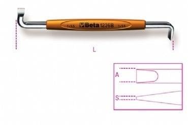 Beta 1236B Düz Z Tornavida 0,8x4