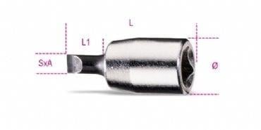 Beta 900LP 1/4'' Lokmalı Düz Tornavida 1.2x6.5mm