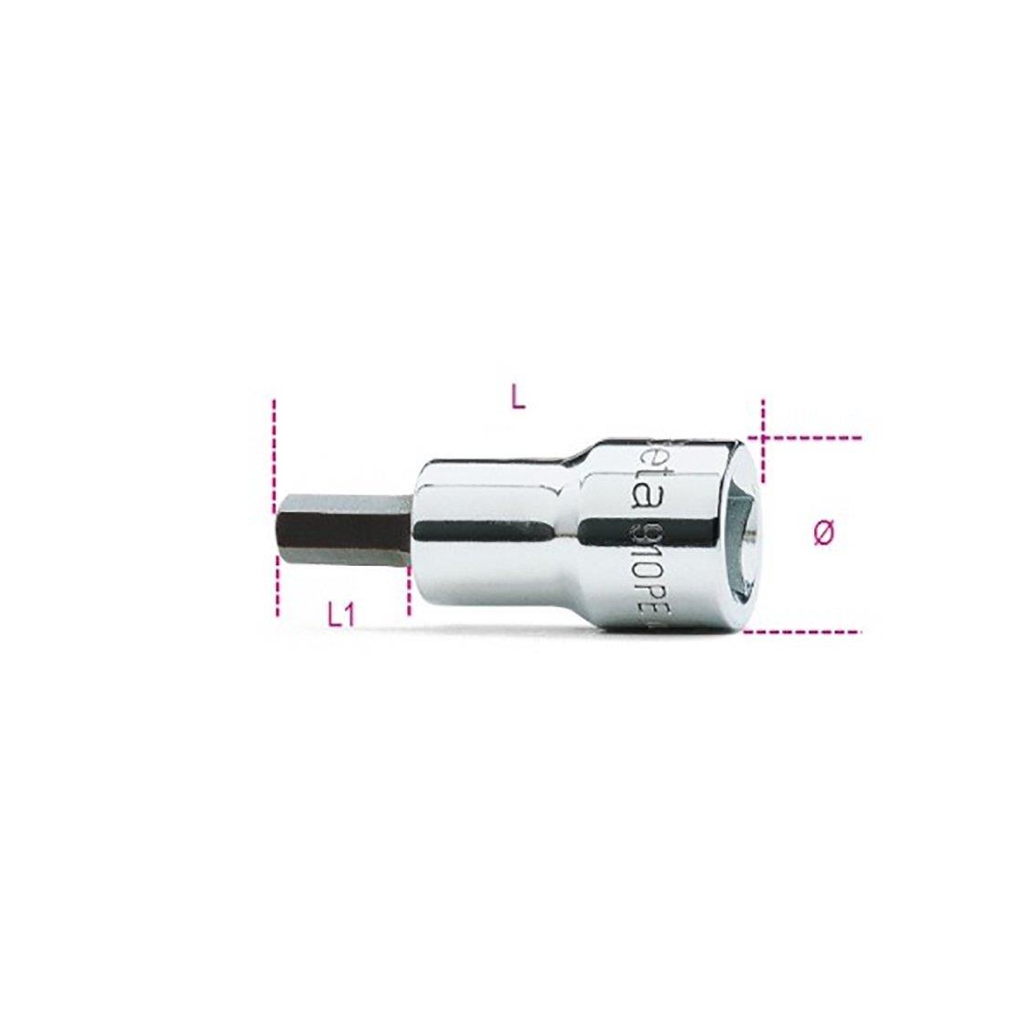 Beta 910PE 3/8'' Allen Lokma 10mm