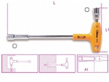 Beta 941 T Saplı Lokma 8x8mm