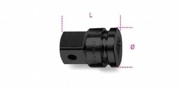 Beta,720/16 Havalı Adaptör 1/2''f-3/4''m