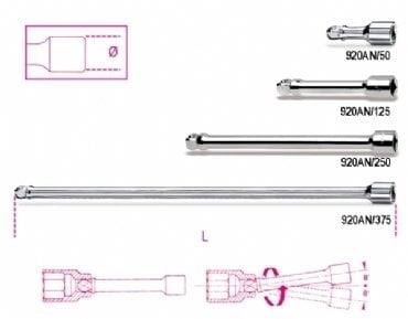 Beta,920 An/250 Açılı Lokma Uzat.250 Mm