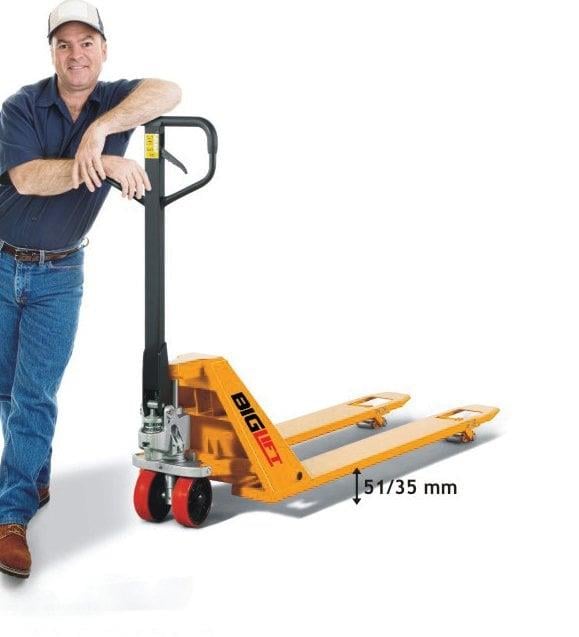 Biglift  ACSUPERLOW Alçak Şase Transpalet 1000 kg.