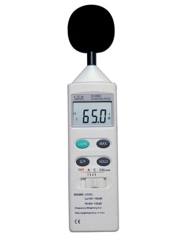 CEM DT-8850 Desibelmetre Ses ve Gürültü Ölçüm Cihazı