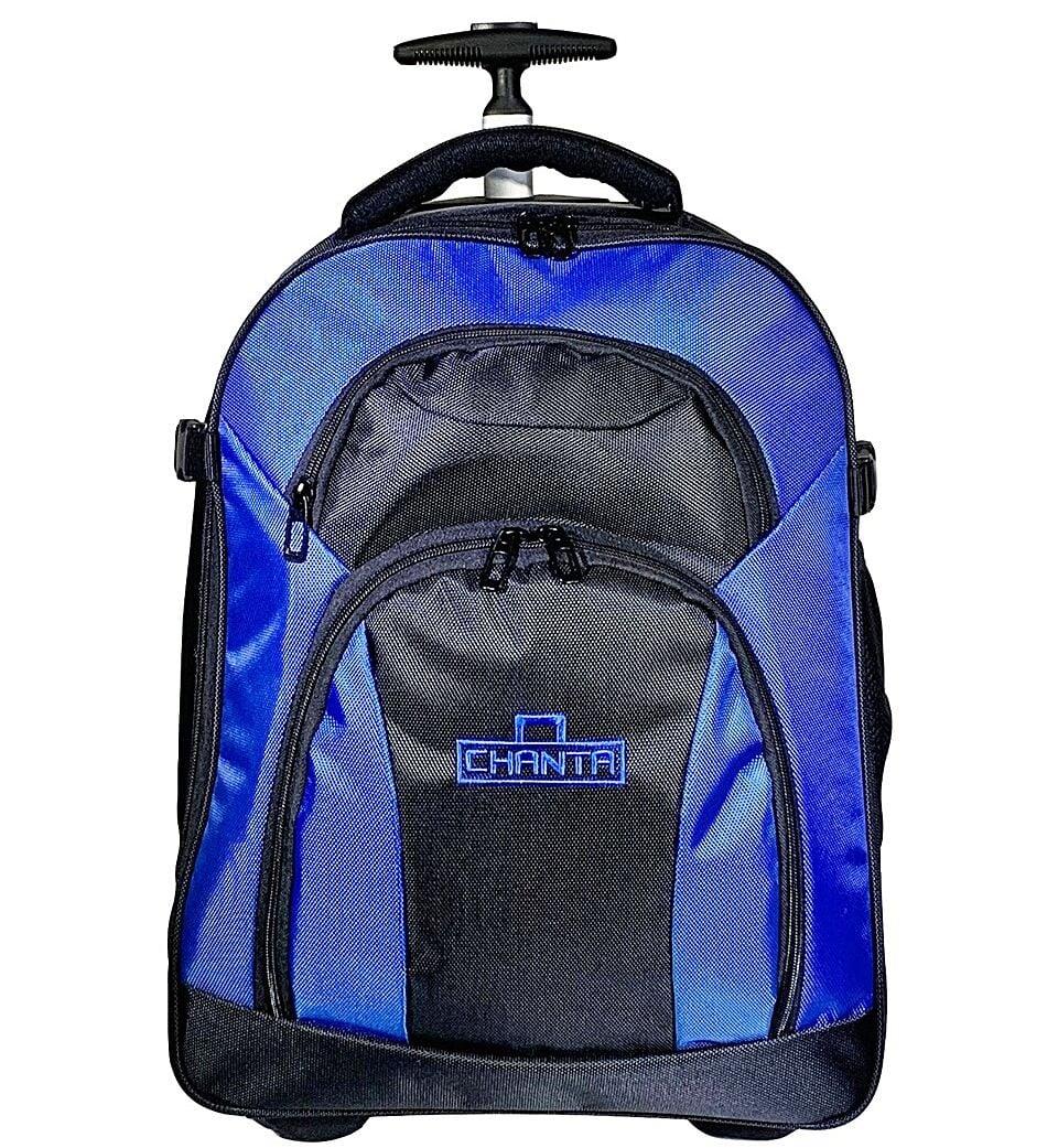 Chanta TC620 Sırt ve Çekçekli Takım Çantası 49x36x26cm - Su Geçirmez Polyester Denim Kumaş