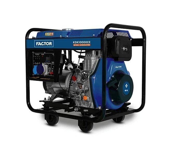 Factor KGL10000CE Dizel Jeneratör İpli / Marşlı Monofaze 9.4 KVA