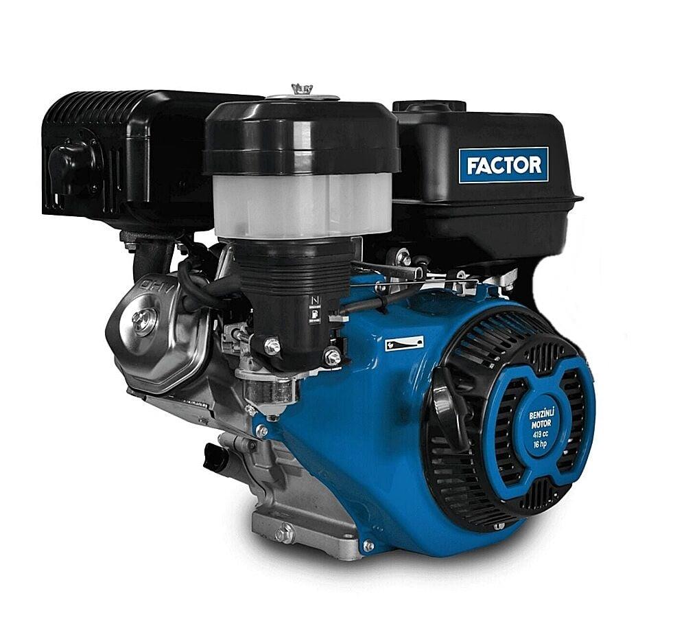 Factor MG420E Kamalı Benzinli Motor 16 Hp İpli Kamalı