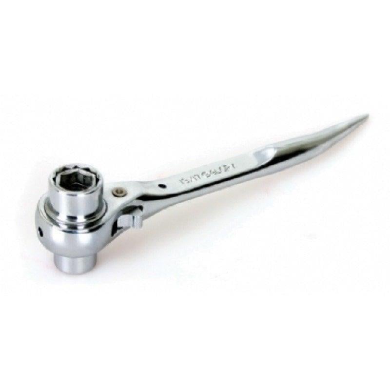 Glory 4 Ölçü Kısa Kazıklı Lokma Cırcır Anahtar 14x19-17x21mm