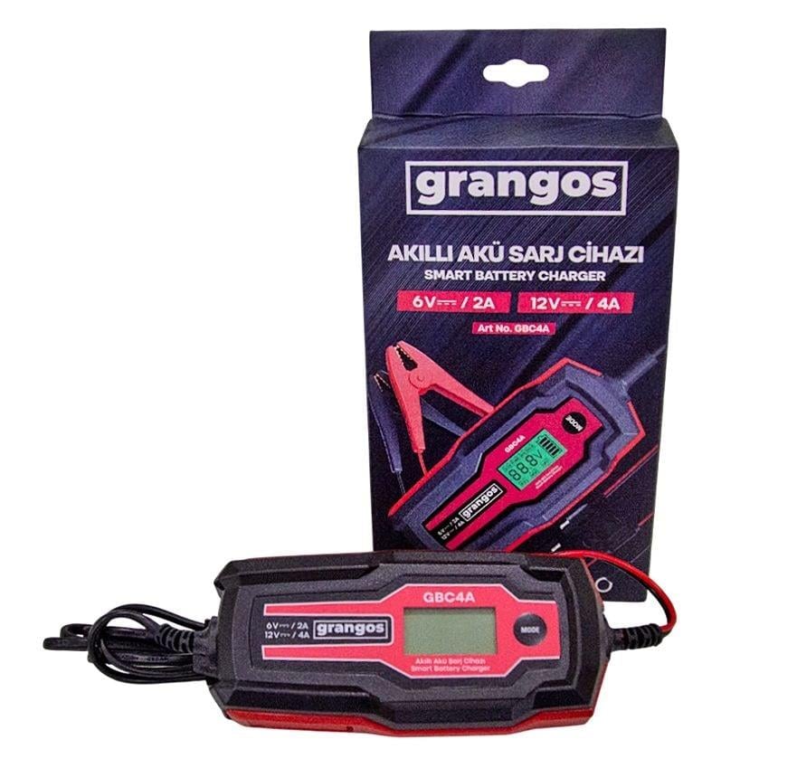 Grangos GBC4A 6V / 12V 70 AH Akıllı Dijital Akü Şarj ve Bakım Cihazı