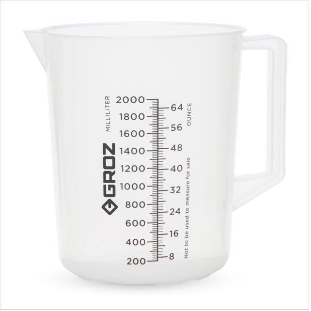 Groz JUG/2000G Dereceli Sürahi Ölçü Kabı 2 lt.
