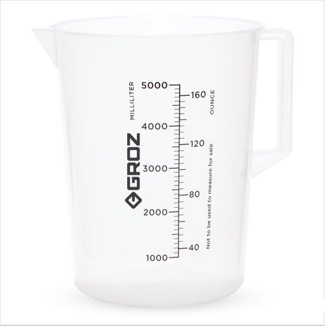 Groz JUG/5000G Dereceli Sürahi Ölçü Kabı 5 lt.