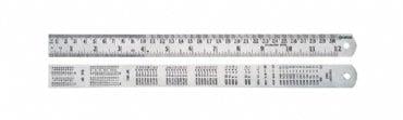 Groz SR/12 Çelik Cetvel 300 mm 12 inch
