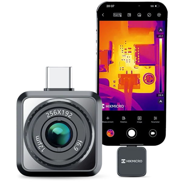 HIKMICRO Mini2Plus V2 Akıllı Telefon Termal Kamera – iOS & Android Uyumlu Profesyonel Isı Kamerası