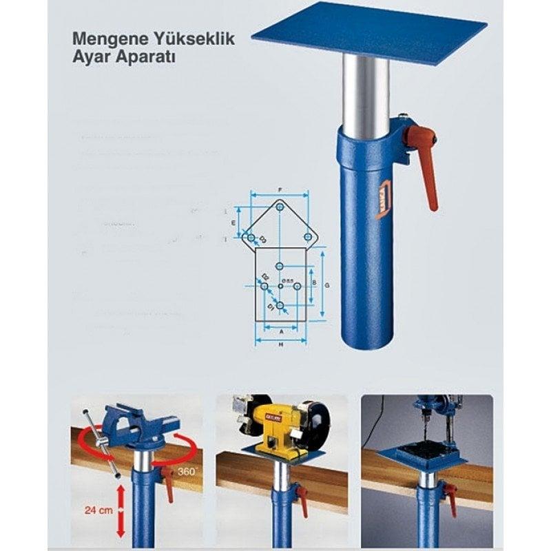 Kanca Fortissimo Mengene Yükseltme Aparatı 150 mm
