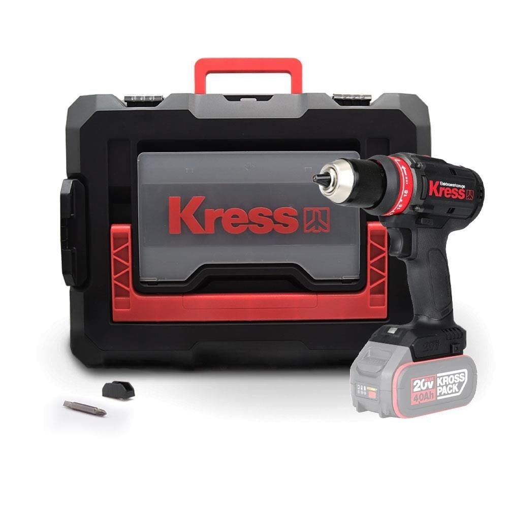 Kress KUA72.91 Kömürsüz Profesyonel Şarjlı Matkap (Akü Dahil Değildir) 20Volt