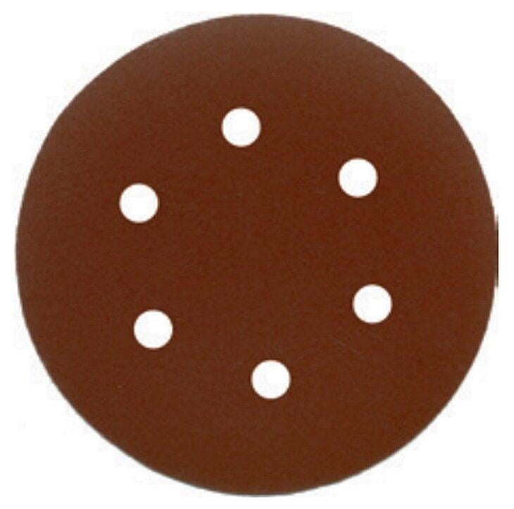 Nikon  6 Delikli Cırtlı Disk Zımpara 150mm 240 Kum 100 Adet