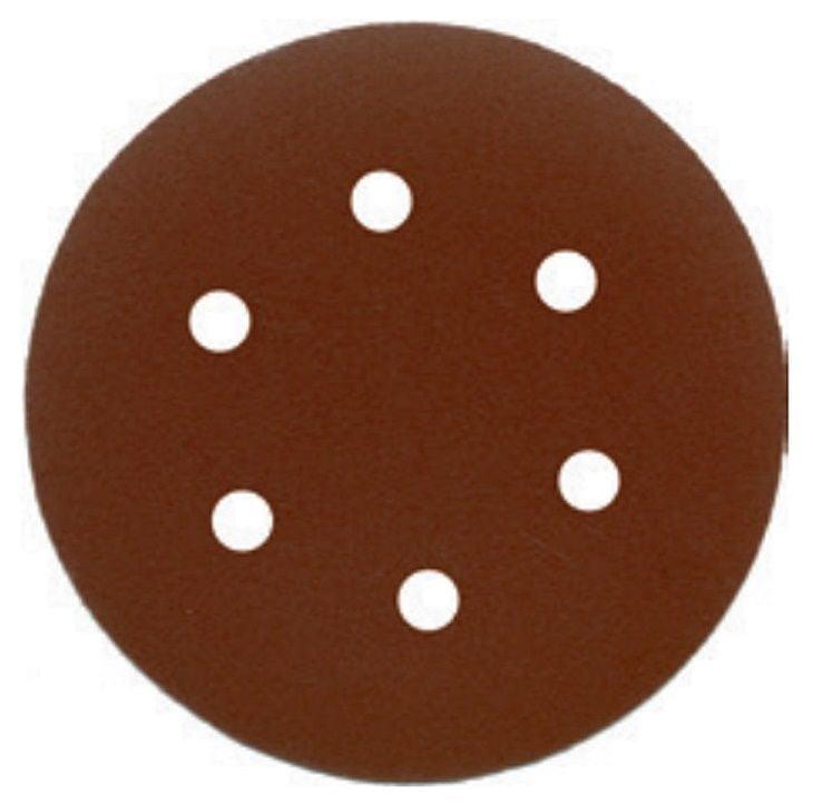 Nikon 6 Delikli Cırtlı Disk Zımpara 150mm 320 Kum 100 Adet