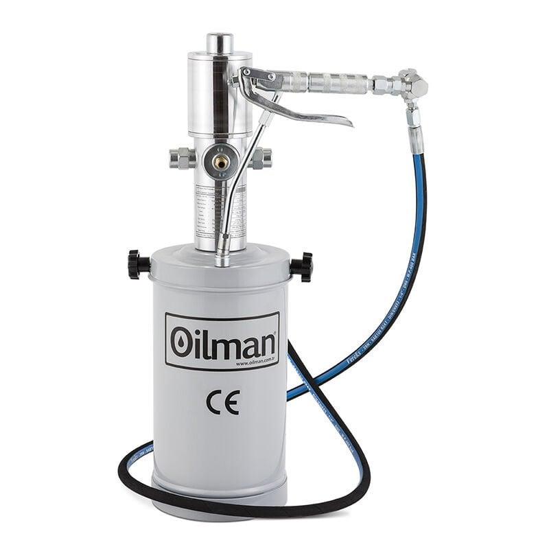 Oilman 809A-2/5 Havalı Gres Pompası Tabancalı 5 kg.