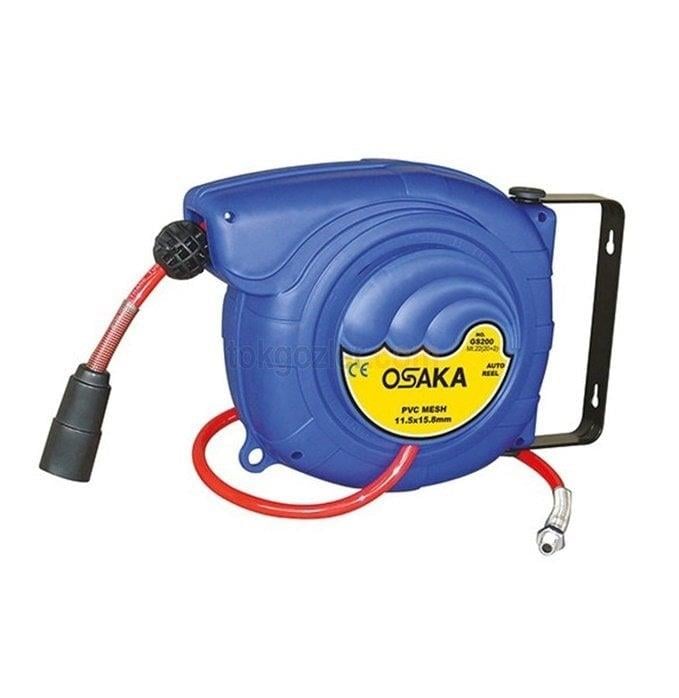 Osaka OPTMH150 Makaralı Hava Hortumu 12 Mt