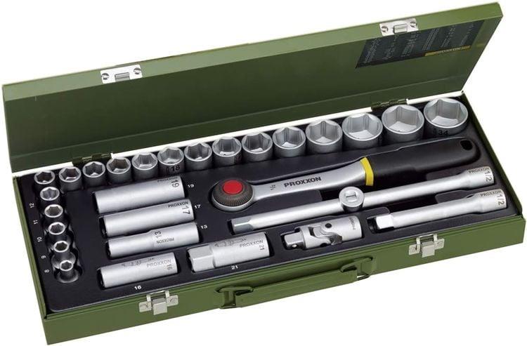 Proxxon 23000 Cırcırlı Kollu Lokma Takımı 1/2'' 29 Parça