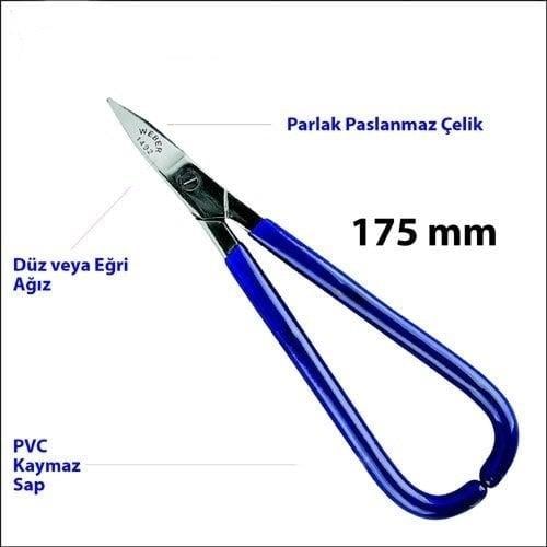 Weber 1492 Düz Uç Kuyumcu Makası 175 mm