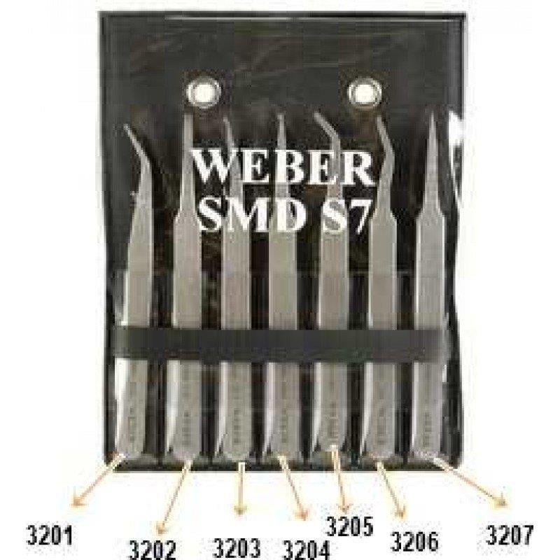 Weber SMD SET7-1 Cımbız Penset Set 7 Parça