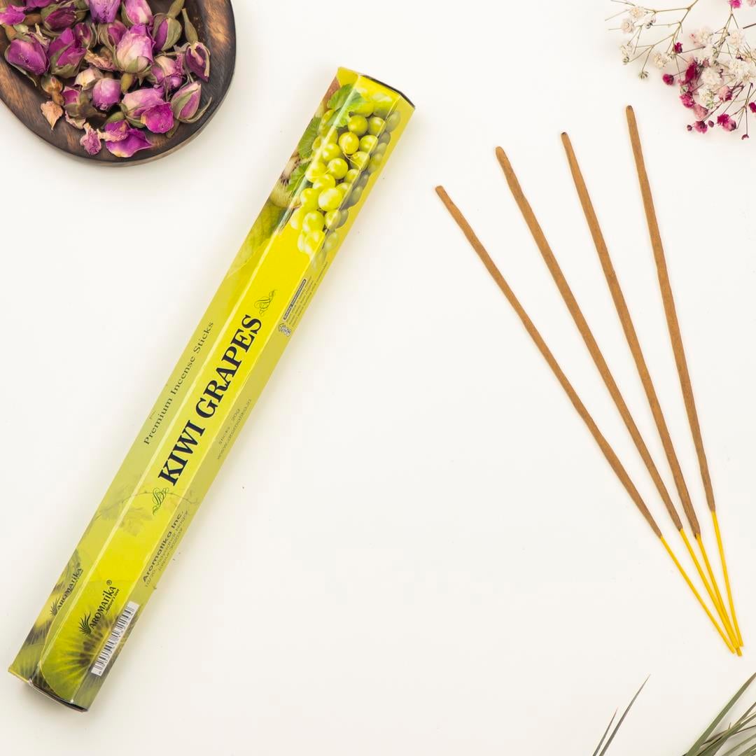  Aromatika Kivi & Üzüm Aromalı Premium Çubuk Tütsü